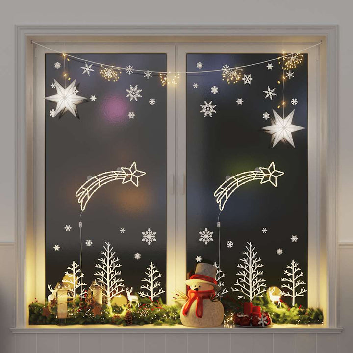 Christmas Lights Christmas Silhouette 2 Pcs 50 Leds Warm White