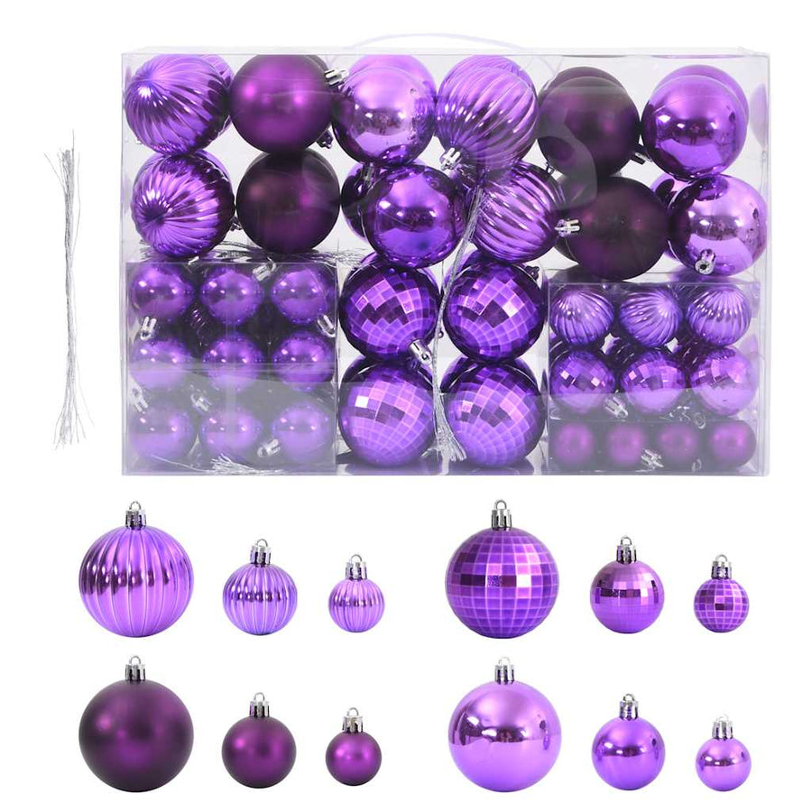 Christmas Baubles 100 Pcs Ø3/4/6 Cm