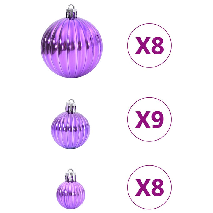 Christmas Baubles 100 Pcs Ø3/4/6 Cm