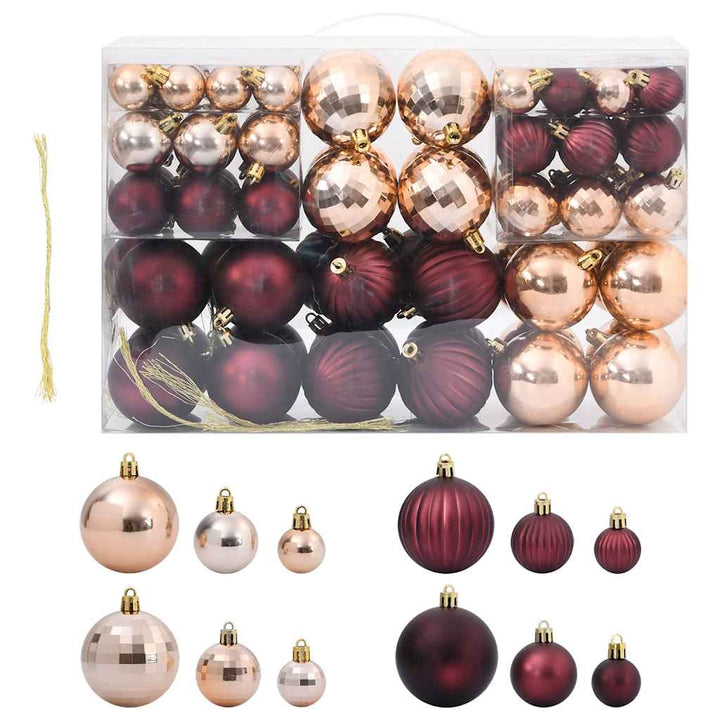 Christmas Baubles 100 Pcs Ø3/4/6 Cm