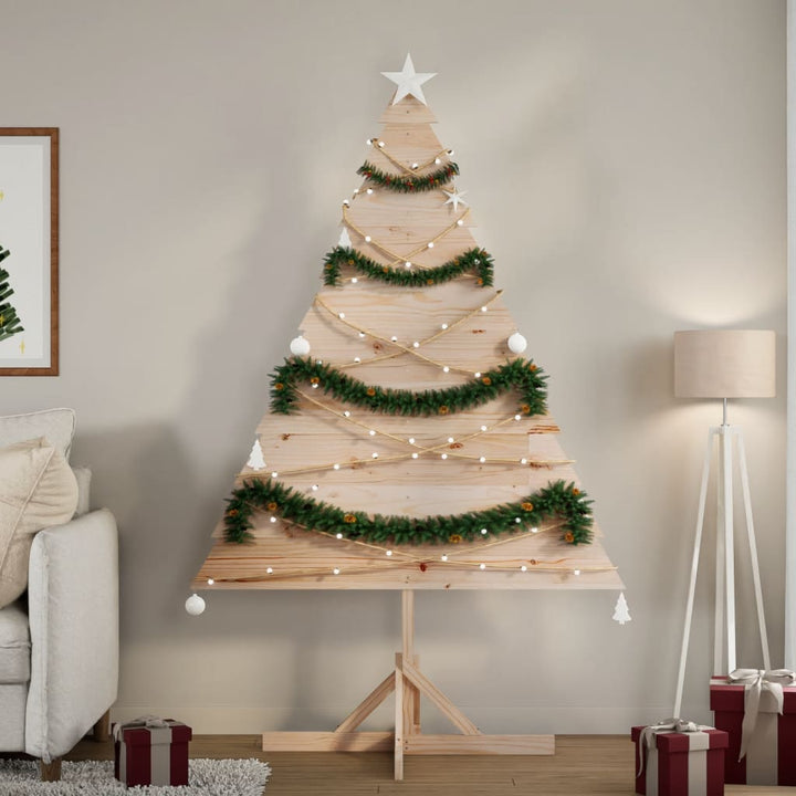 Wooden Christmas Tree For Decoration Solid Wood