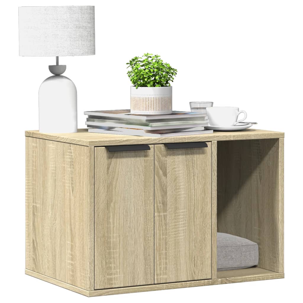 Cat Litter Box Enclosure Engineered Wood
