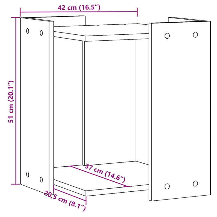 Cat Litter Box Enclosure Engineered Wood
