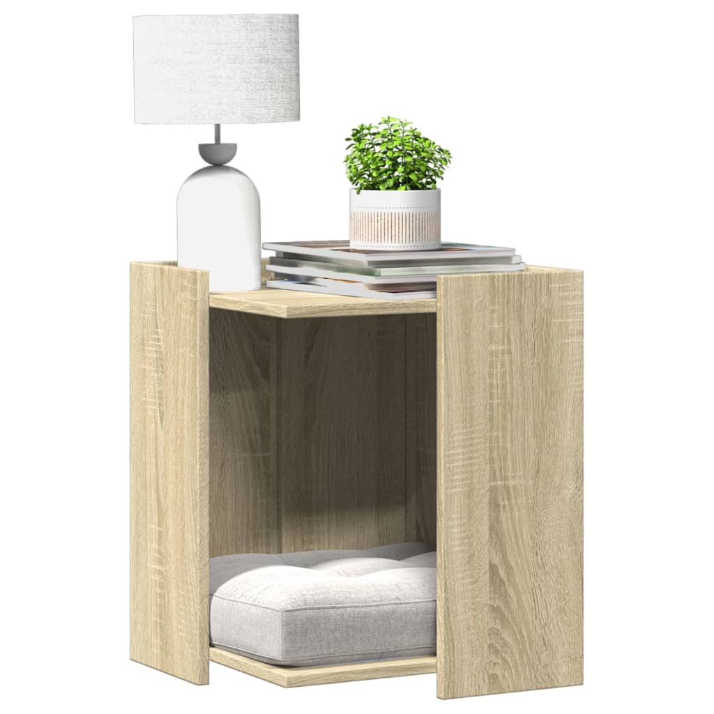 Cat Litter Box Enclosure Engineered Wood