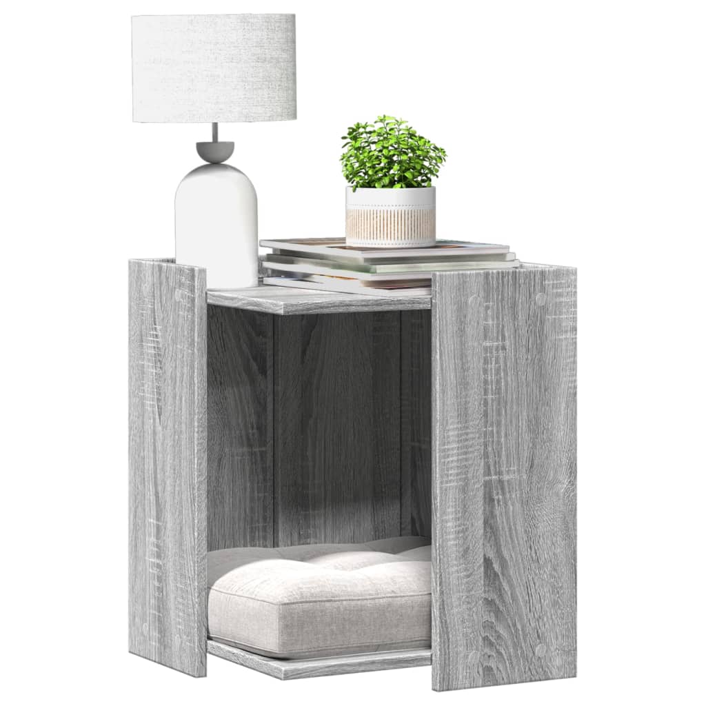 Cat Litter Box Enclosure Engineered Wood