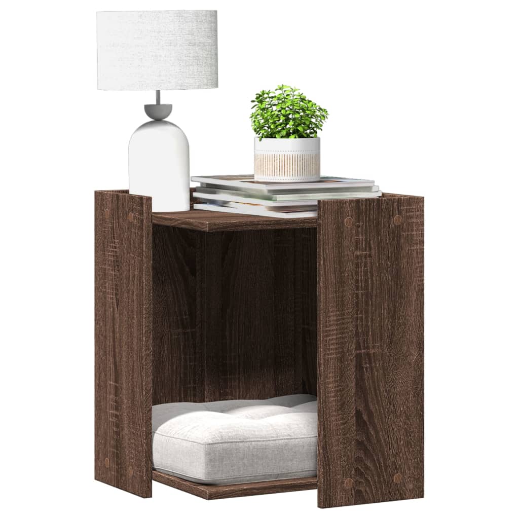 Cat Litter Box Enclosure Engineered Wood