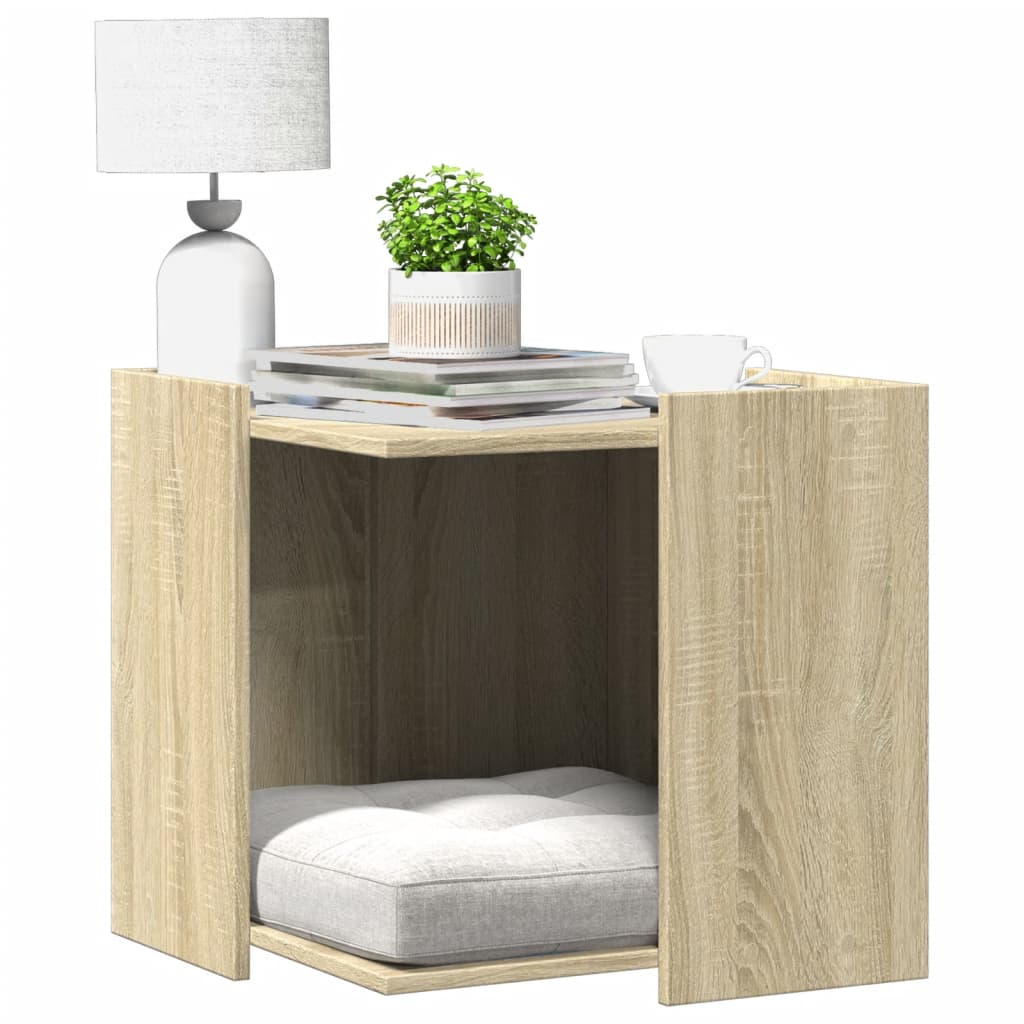 Cat Litter Box Enclosure Engineered Wood