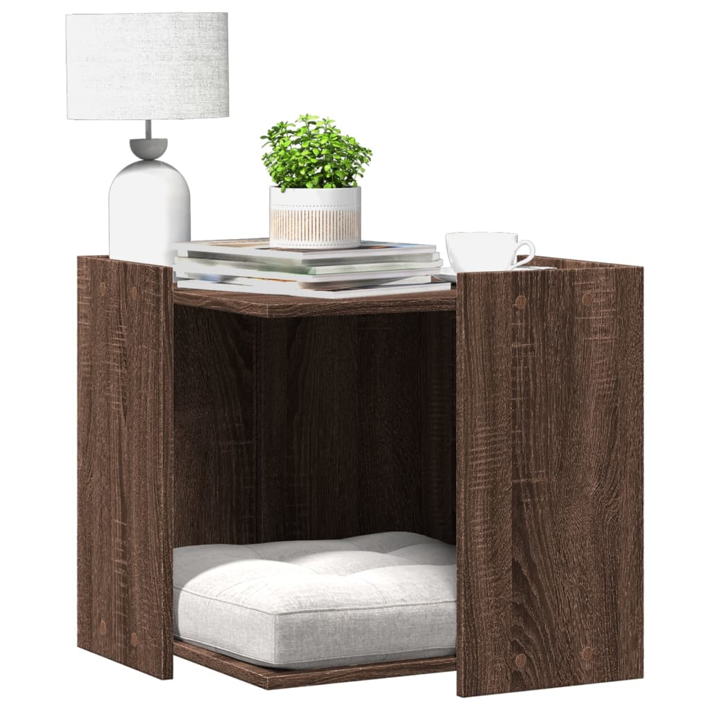 Cat Litter Box Enclosure Engineered Wood