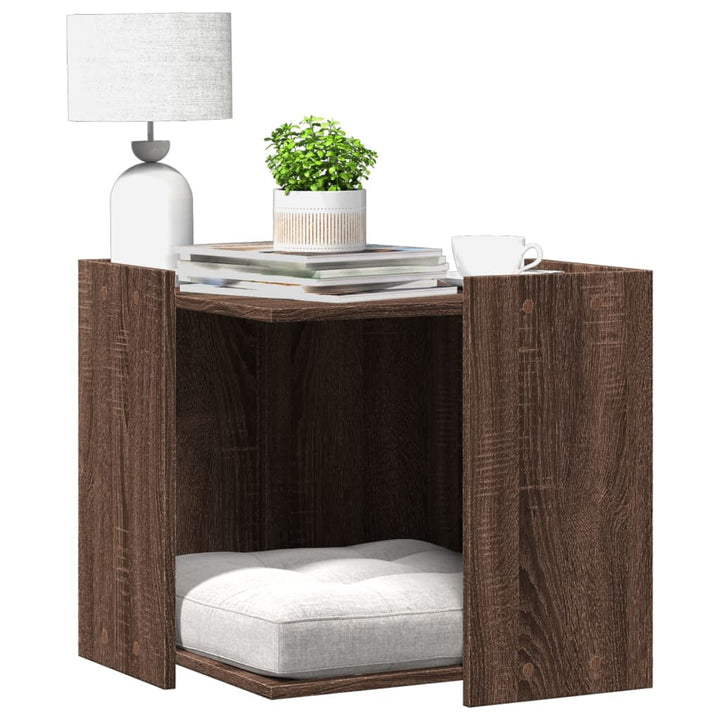Cat Litter Box Enclosure Engineered Wood