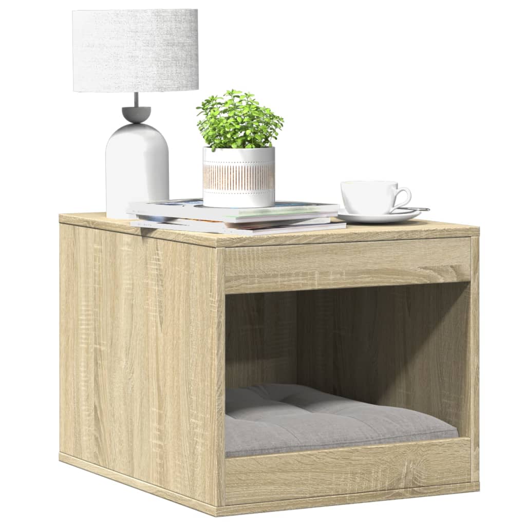 Cat Litter Box Enclosure 47X59X42 Cm Engineered Wood