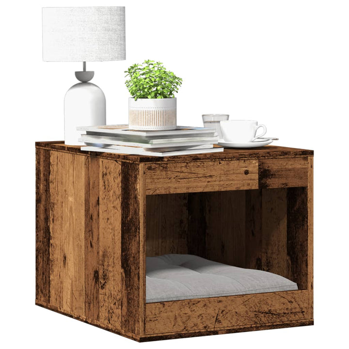 Cat Litter Box Enclosure 47X59X42 Cm Engineered Wood