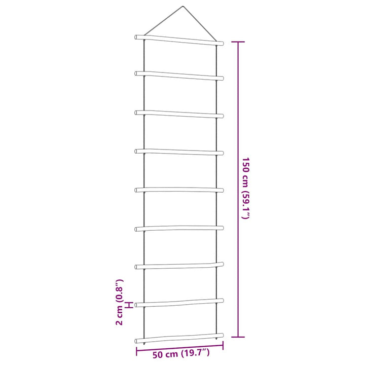 Wall Decoration Ladder-Shaped Natural Branch