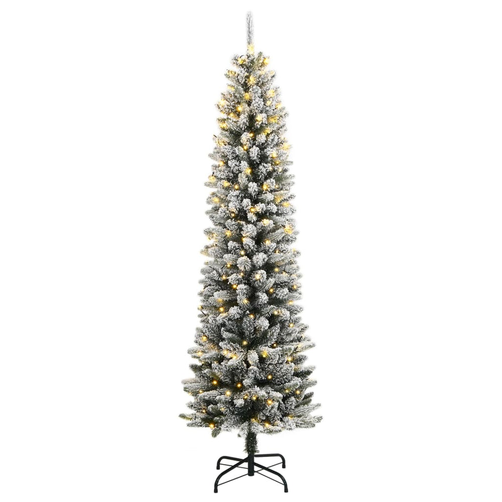 Artificial Christmas Tree 150 Leds And Flocked Snow