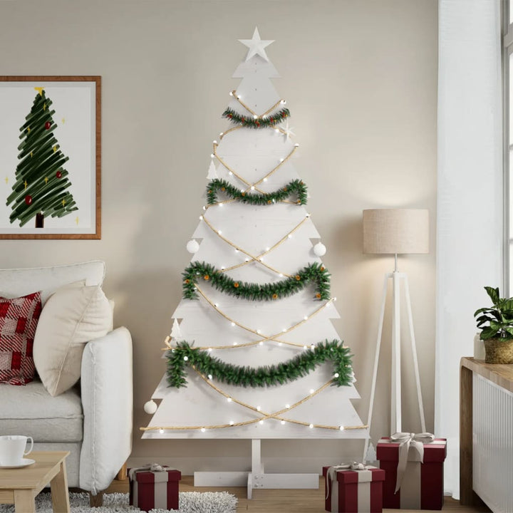 Wooden Christmas Tree For Decoration Solid Wood Pine