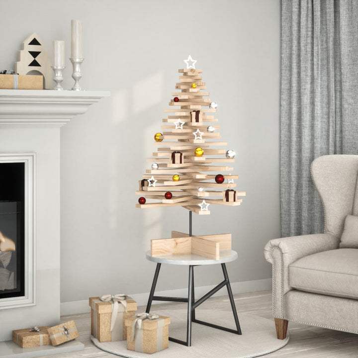 Wooden Christmas Tree For Decoration Solid Wood Pine