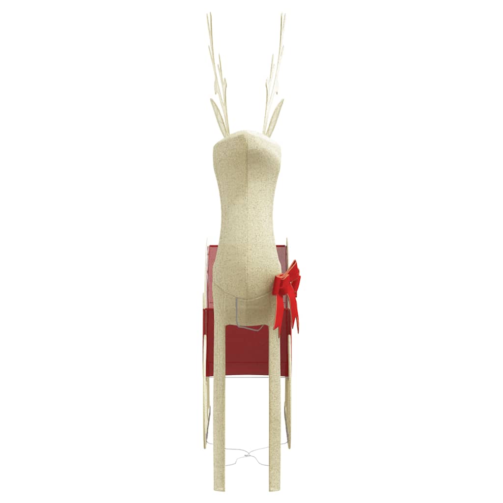 Christmas Decoration Reindeer And Sleigh 100 Leds