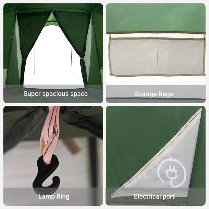 Tents With Roof 721 X 335 X 212 Cm Polyester
