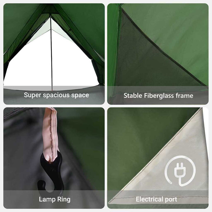Tents With Roof 220 X 233 X 184 Cm Polyester