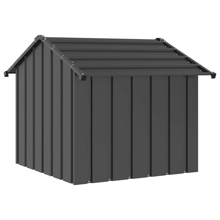 Dog House With Roof Galvanised Steel