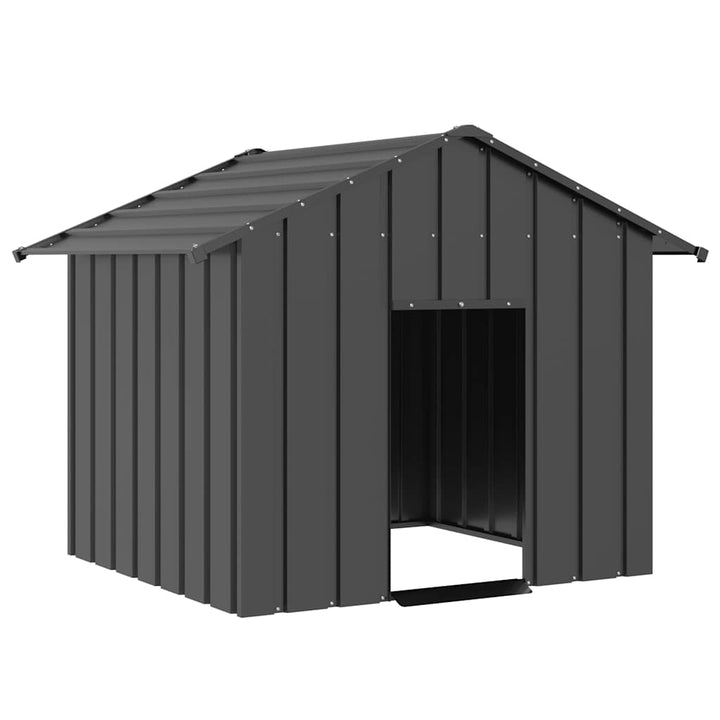 Dog House With Roof Galvanised Steel