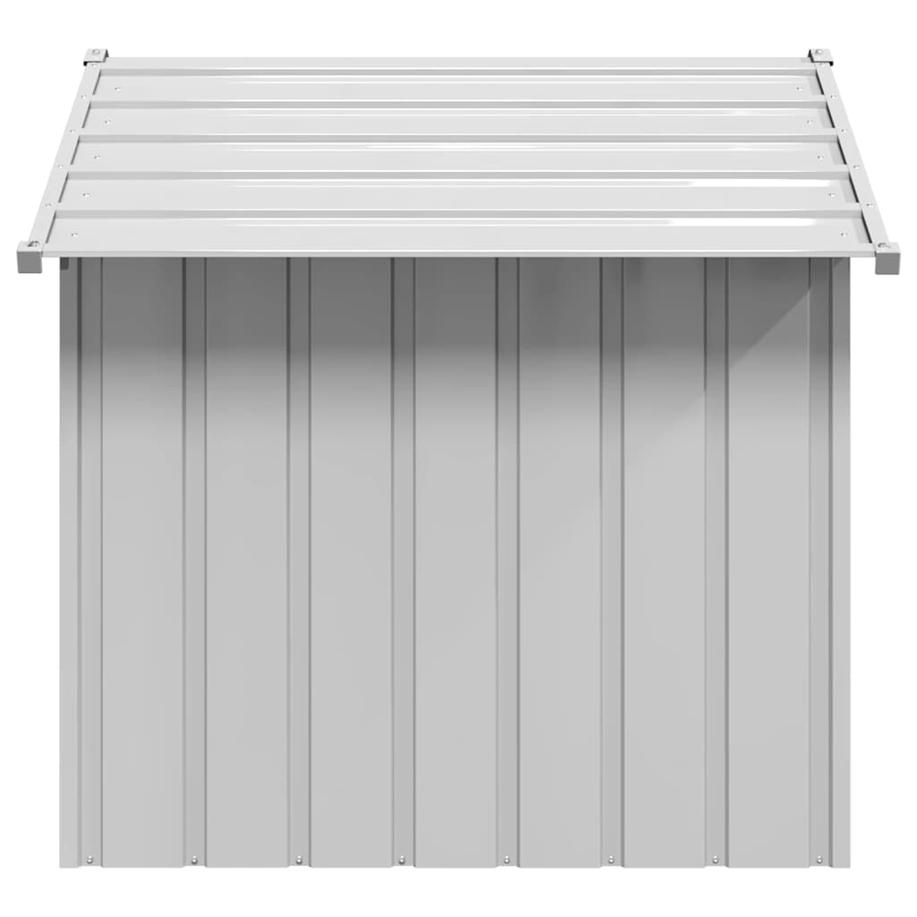 Dog House With Roof Galvanised Steel