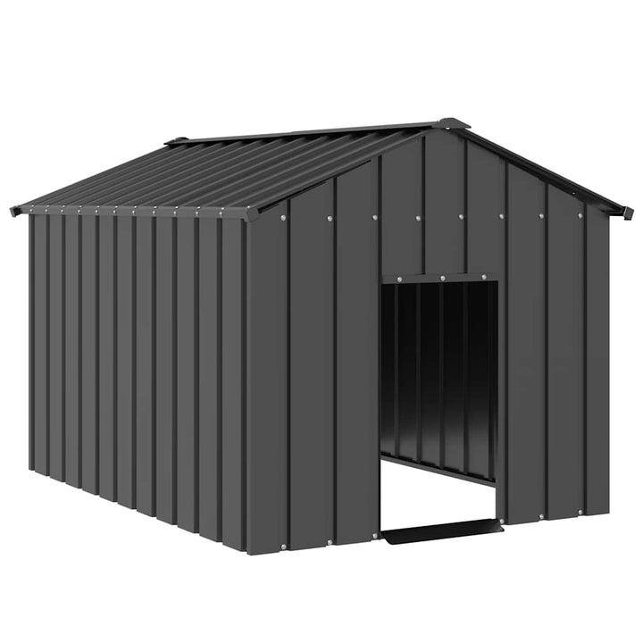 Dog House With Roof Galvanised Steel
