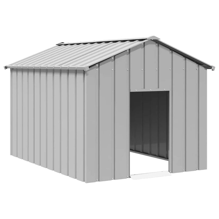 Dog House With Roof Galvanised Steel