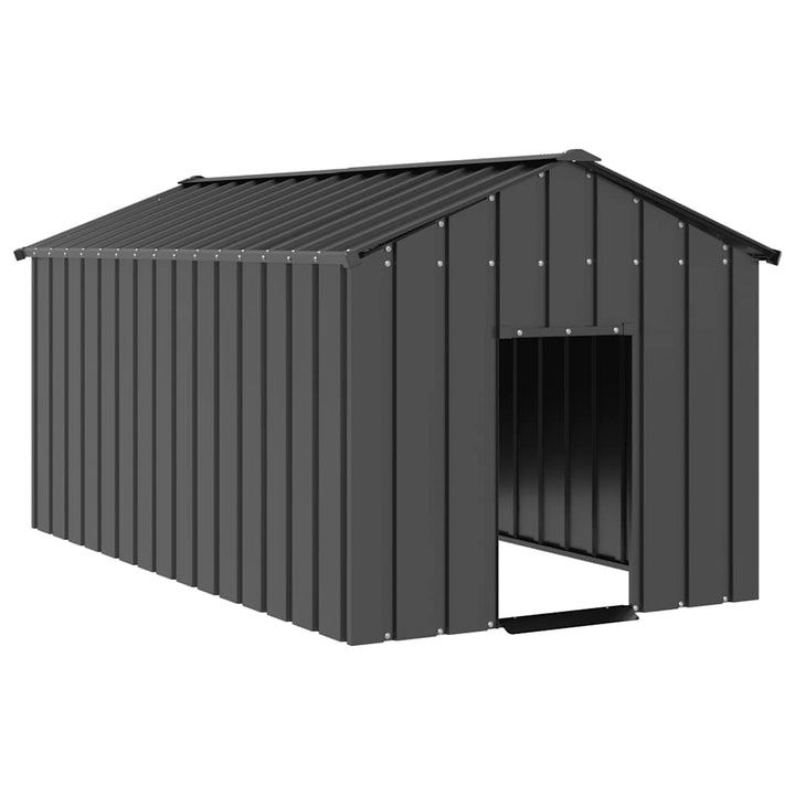 Dog House With Roof Galvanised Steel
