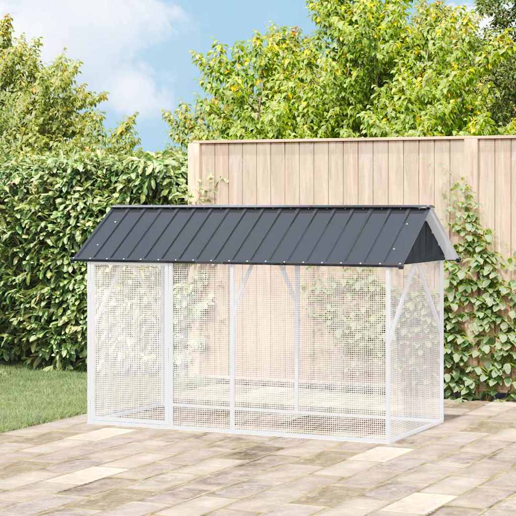 Bird Cage Anthracite 227 X 112 X 141 Cm Galvanised Steel