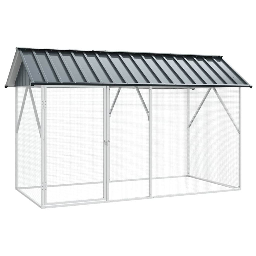 Bird Cage Anthracite 227 X 112 X 141 Cm Galvanised Steel
