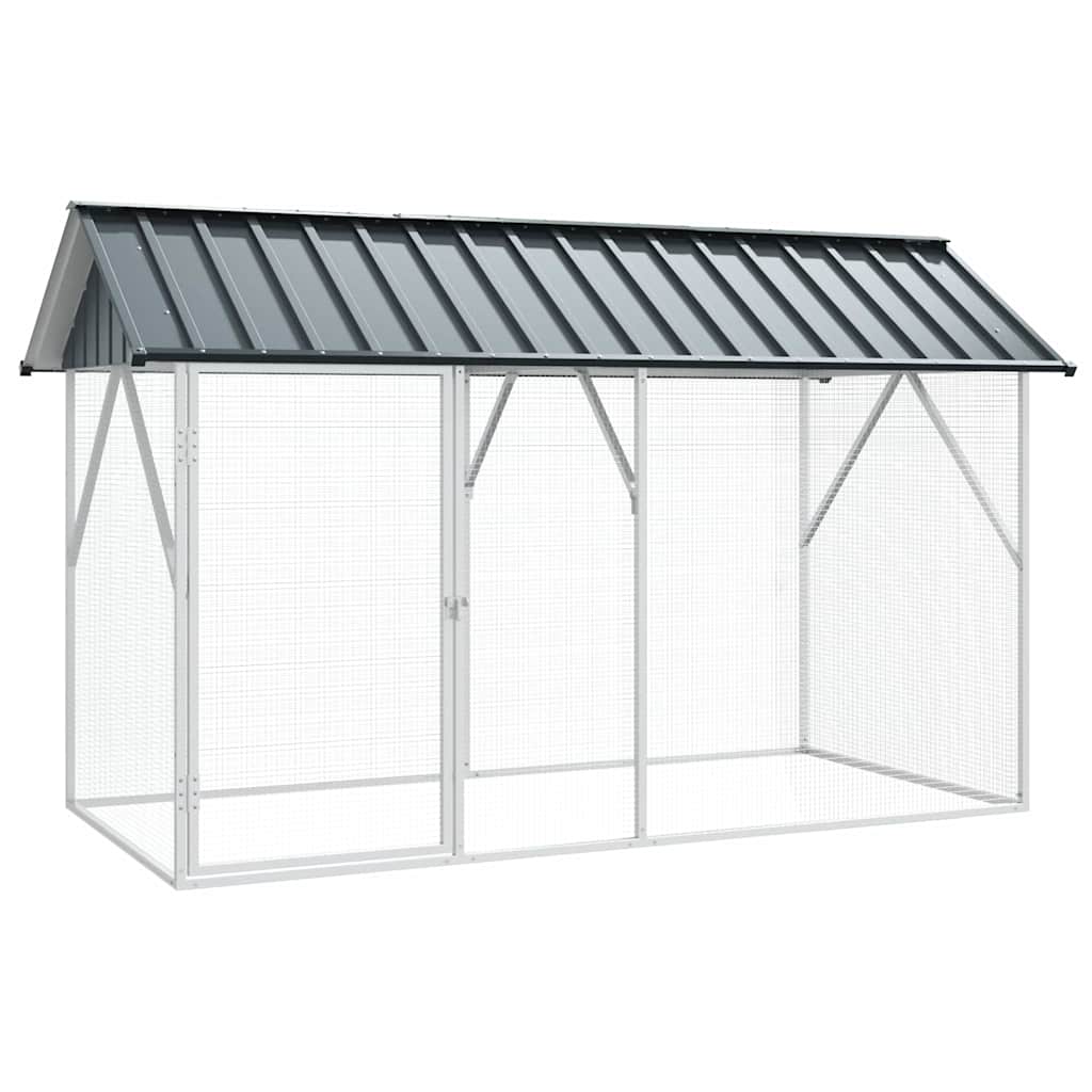 Bird Cage Anthracite 227 X 112 X 141 Cm Galvanised Steel