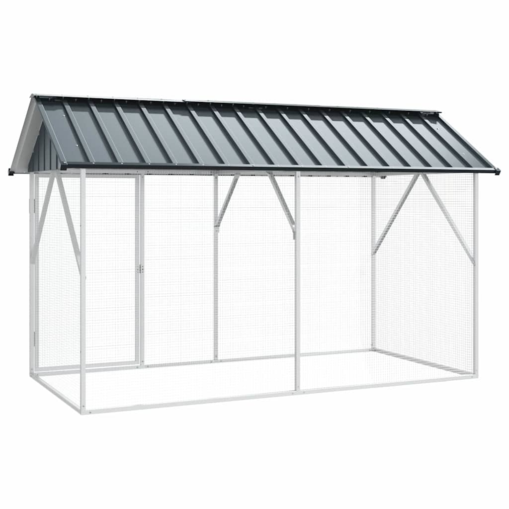 Bird Cage Anthracite 227 X 112 X 141 Cm Galvanised Steel