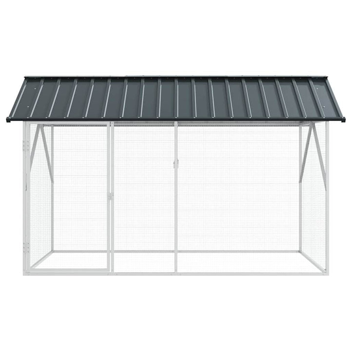 Bird Cage Anthracite 227 X 112 X 141 Cm Galvanised Steel