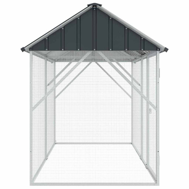 Bird Cage Anthracite 227 X 112 X 141 Cm Galvanised Steel