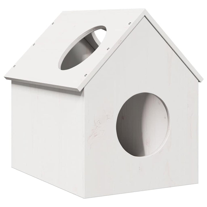 Cat House 41X50X50 Cm Solid Wood Pine