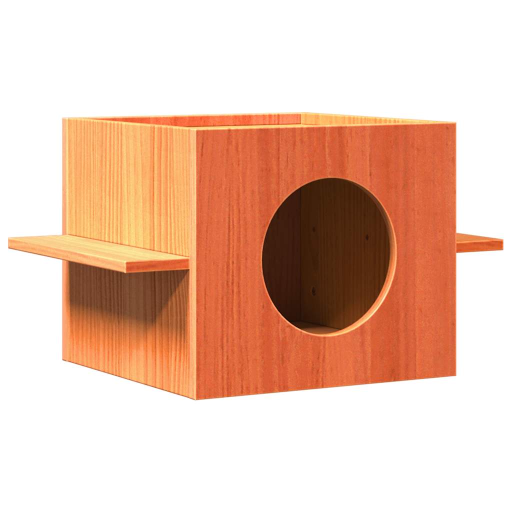 Cat House 51X35X30 Cm Solid Wood Pine