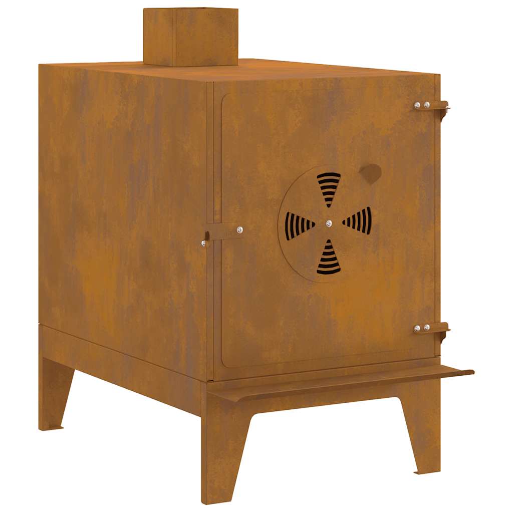 Camping Stove 35X50X60 Cm Corten Steel