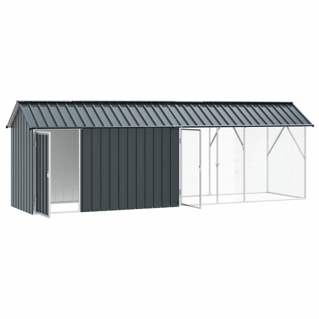 Bird Cage Anthracite 422 X 103 X 142 Cm Galvanised Steel