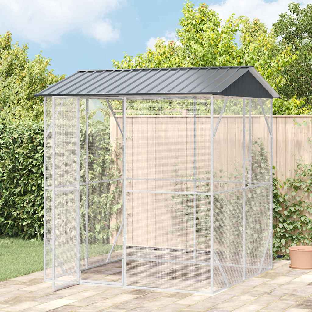 Bird Cage Anthracite 227 X 112 X 141 Cm Galvanised Steel