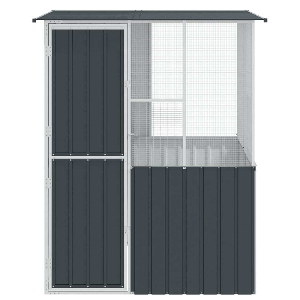 Bird Cage Anthracite 154 X 154 X 200 Cm Galvanised Steel