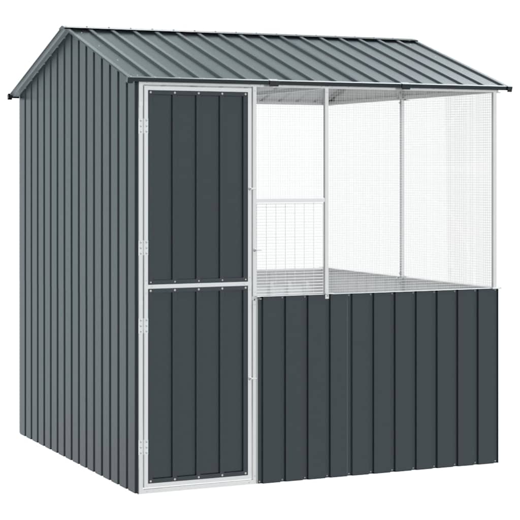 Bird Cage Anthracite 215 X 209 X 230 Cm Galvanised Steel