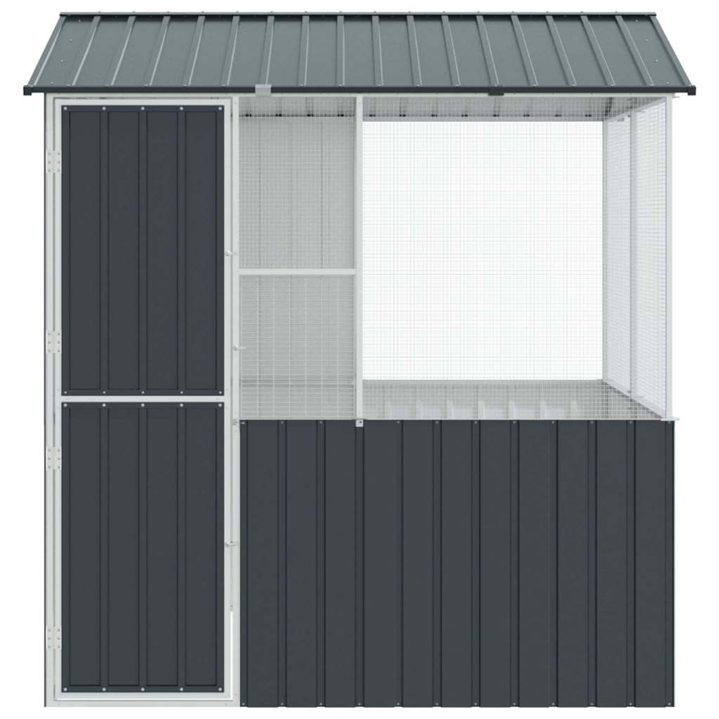 Bird Cage Anthracite 215 X 209 X 230 Cm Galvanised Steel