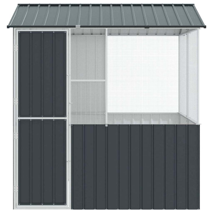 Bird Cage Anthracite 215 X 209 X 230 Cm Galvanised Steel