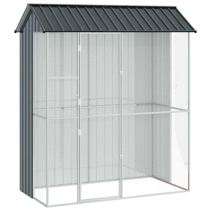 Bird Cage 215 X 110 X 247 Cm Galvanised Steel