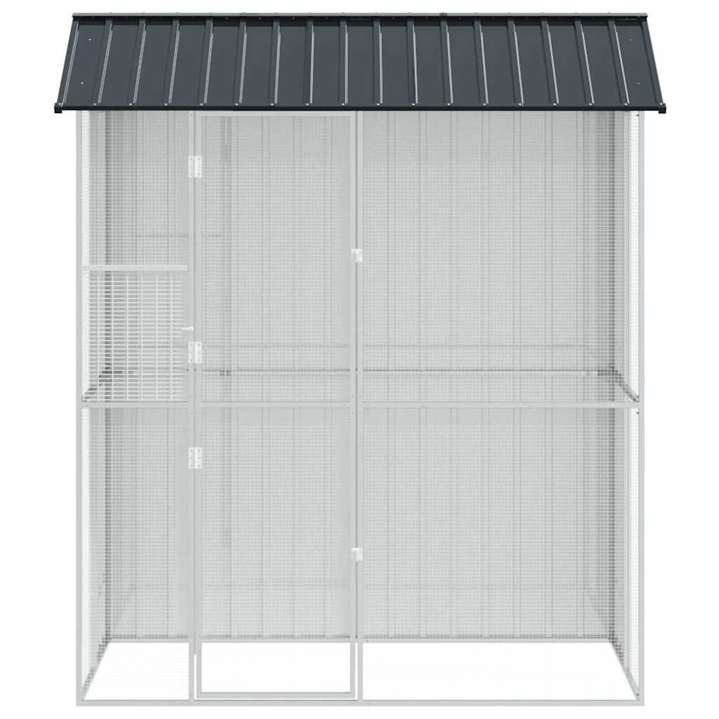 Bird Cage 215 X 110 X 247 Cm Galvanised Steel