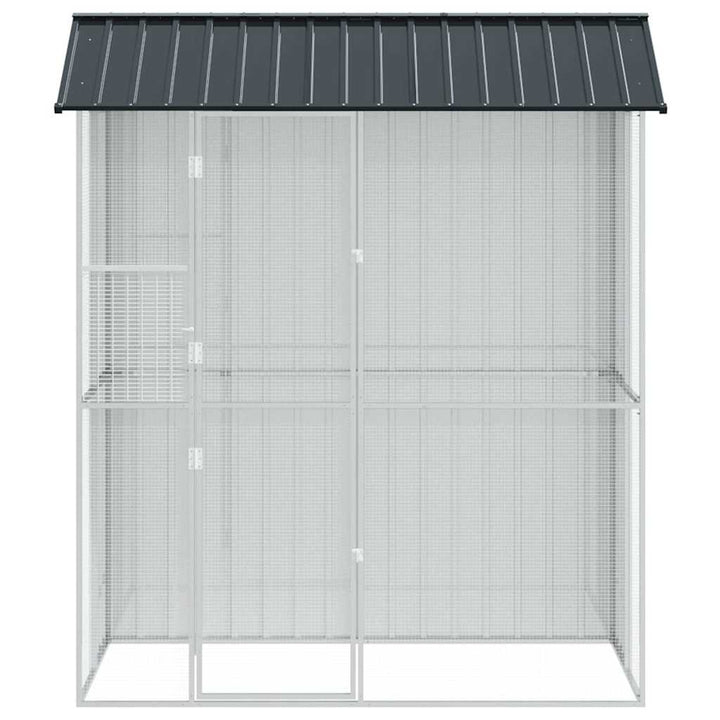 Bird Cage 215 X 110 X 247 Cm Galvanised Steel