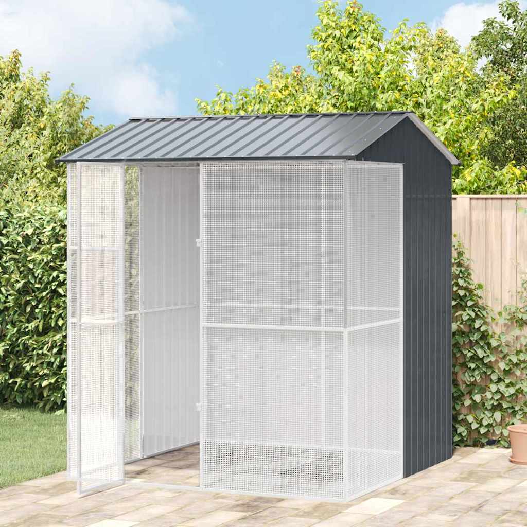 Bird Cage 215 X 110 X 247 Cm Galvanised Steel