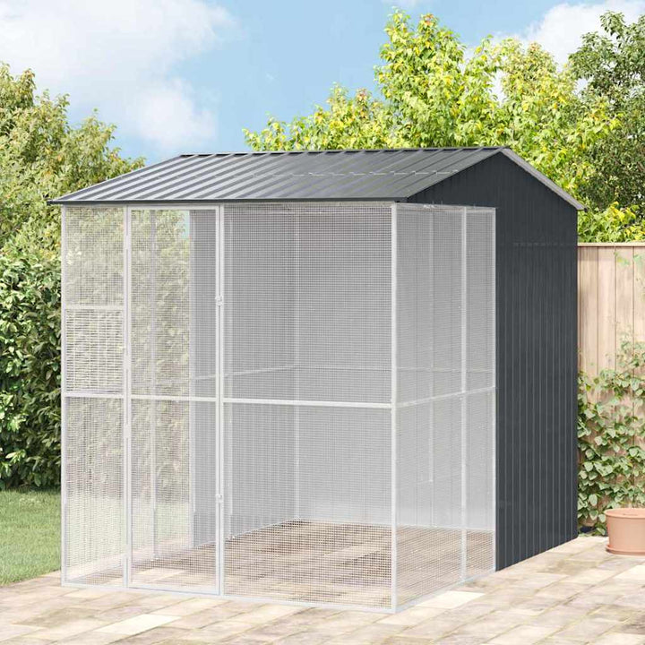 Bird Cage 215 X 110 X 247 Cm Galvanised Steel
