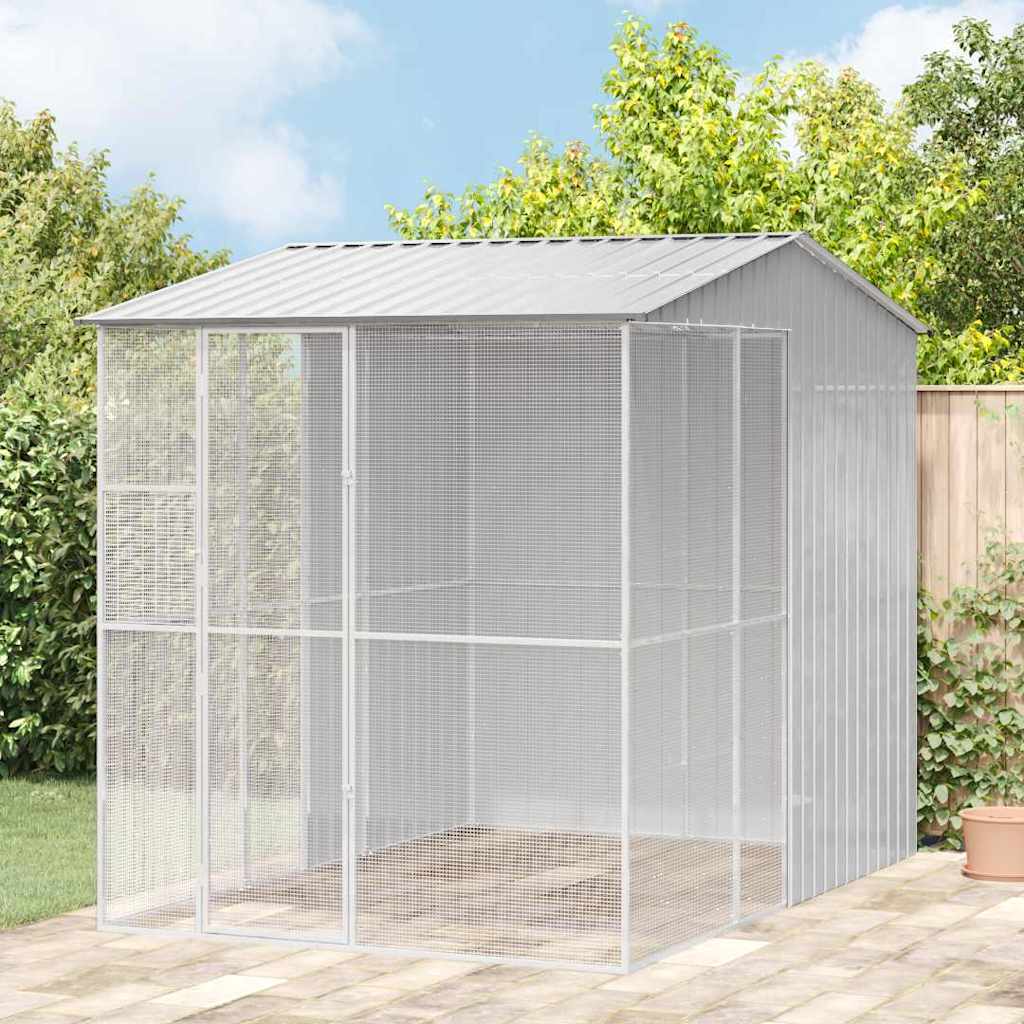 Bird Cage 215 X 110 X 247 Cm Galvanised Steel