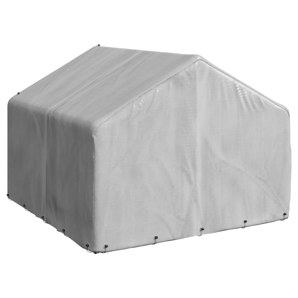 Outdoor Dog Kennel With Cover Galvanised Steel